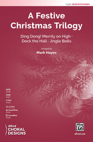 A Festive Christmas Trilogy SATB choral sheet music cover Thumbnail